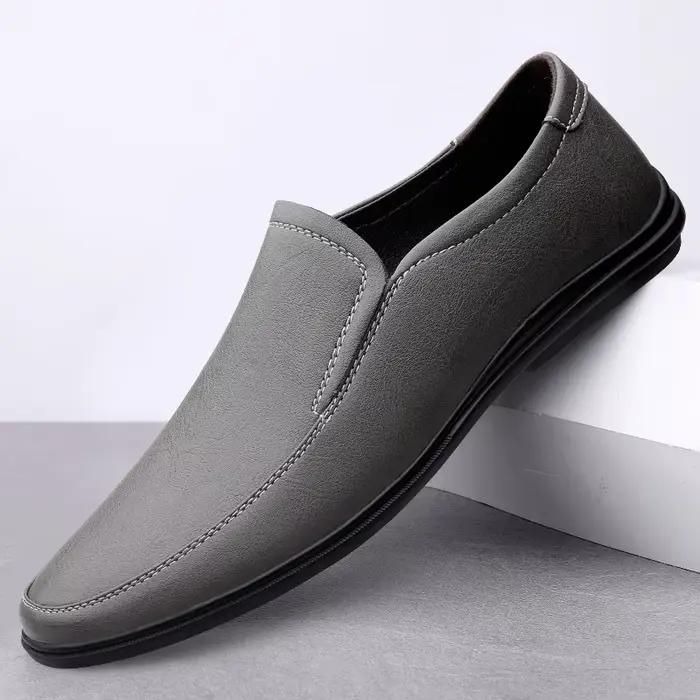 Mocassins italiens de luxe pour hommes, chaussures de bureau respirantes, décontractées, de styliste