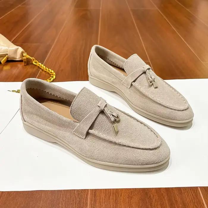 Nouveaux Mocassins en Daim Classiques de Marque LP de Haute Qualité 2026 – Chaussures Décontractées 