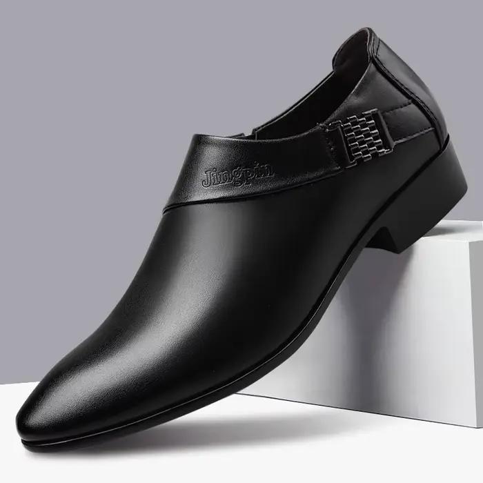 Oxfords chaussures en cuir pour hommes de luxe hommes d'affaires chaussures habillées fête mariage b