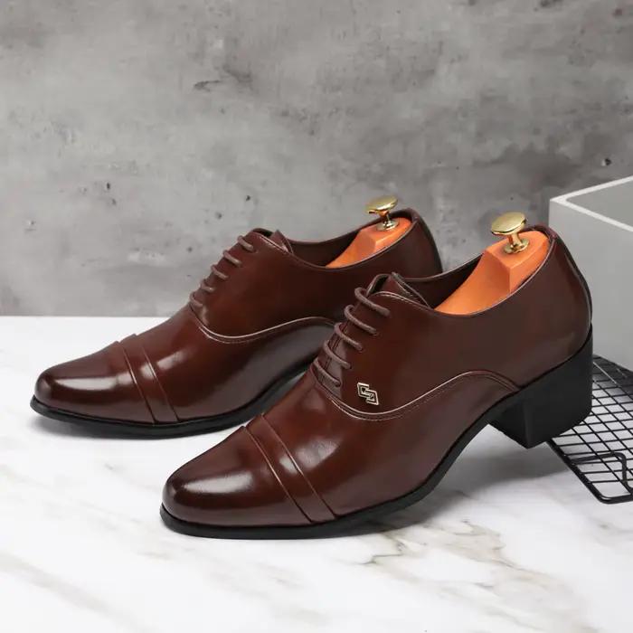 Chaussures en cuir de qualité supérieure pour hommes, mocassins à enfiler, marque européenne, busine