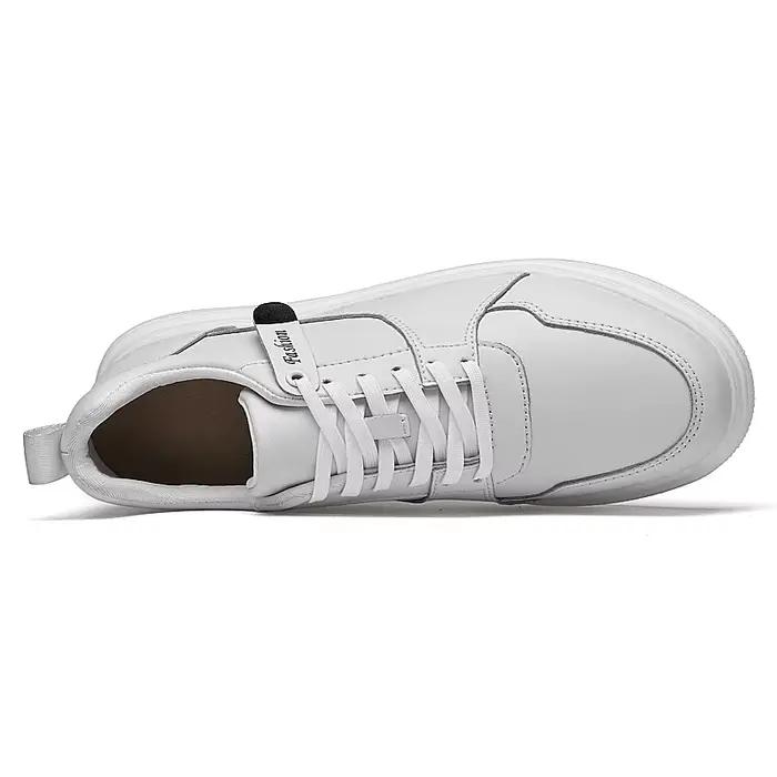Chaussures rehaussantes classiques pour hommes, chaussures d'extérieur en cuir, chaussures de marche
