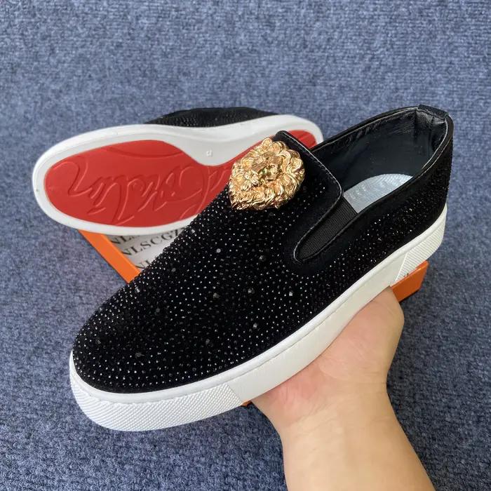 Chaussures de créateur mocassins en daim chaussures pour homme baskets décontractées marques de luxe
