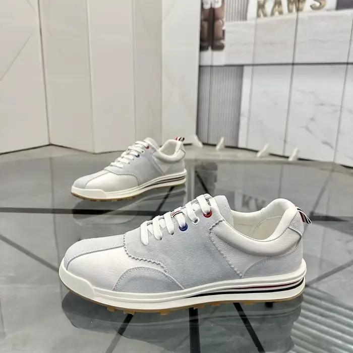 Baskets décontractées faites à la main, chaussures de luxe pour hommes, doublure en peau de mouton, 