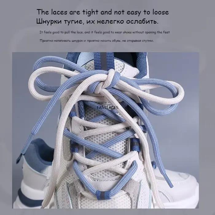 Nouveau 2025 lacets ronds Polyester solide classique pour botte de sport lacet Sneaker lacets de cha