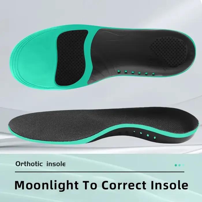 1 paire de semelles orthopédiques pour chaussures de sport, soutien de la voûte plantaire, correctio