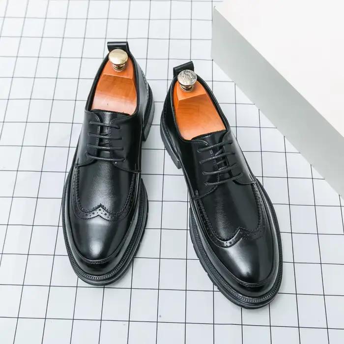 Chaussures habillées pour hommes, chaussures en cuir pour le bureau et les affaires, chaussures clas