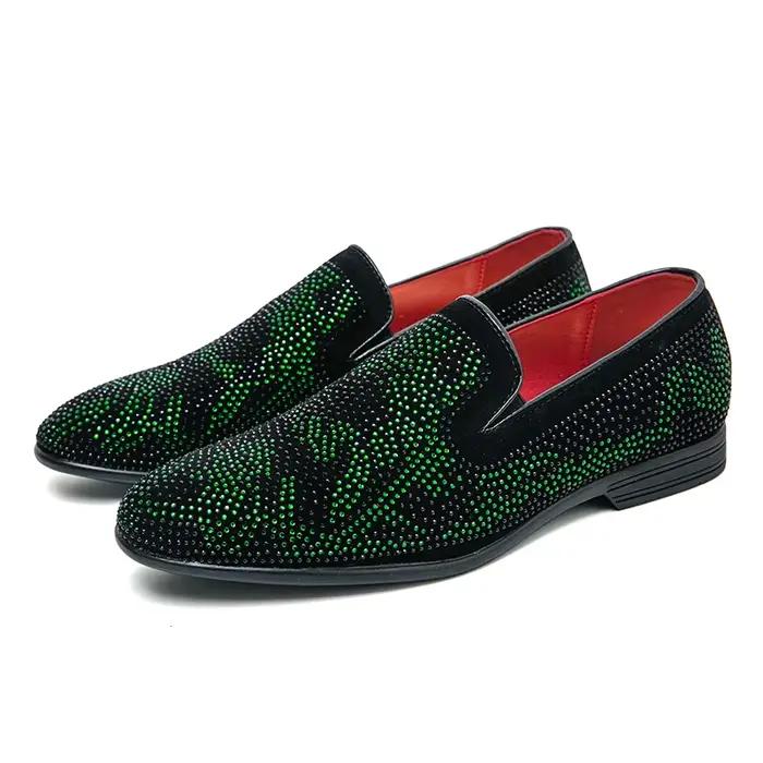 Chaussures en cuir haut de gamme européennes pour hommes, style décontracté et professionnel, avec d