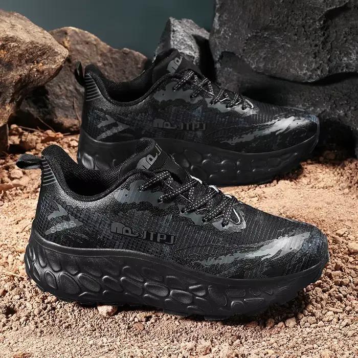 Chaussures de sport décontractées pour hommes, chaussures de course sur sentier, légères et résistan