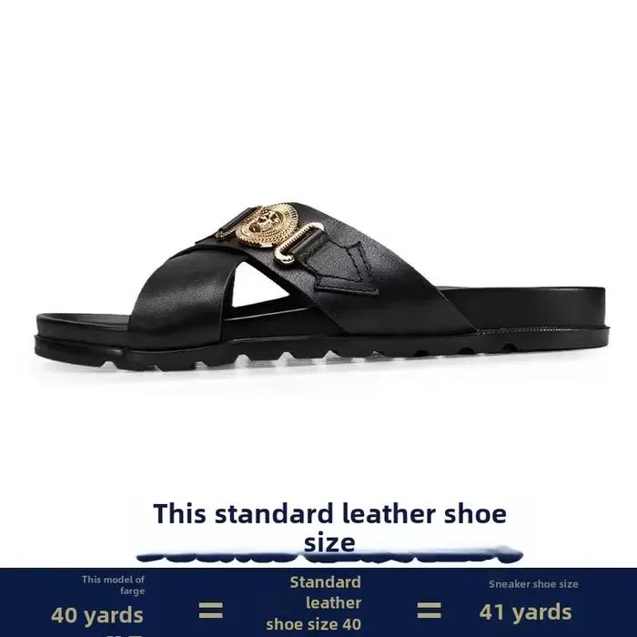 Pantoufles polyvalentes à la mode pour hommes, semelle souple, une pièce, chaussures de plage en cui