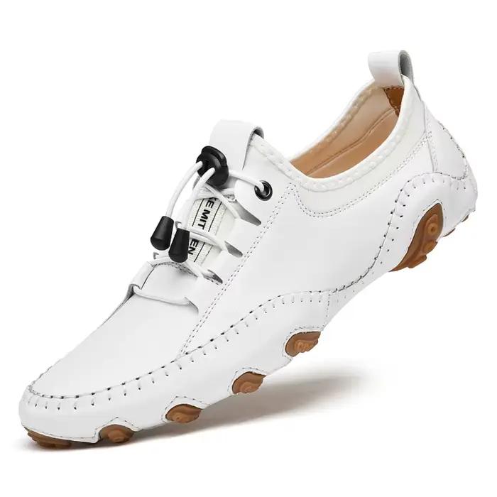 Mocassins Souples en Cuir group pour Homme, Chaussures de Conduite Plates et Chaudes, Grande Taille 