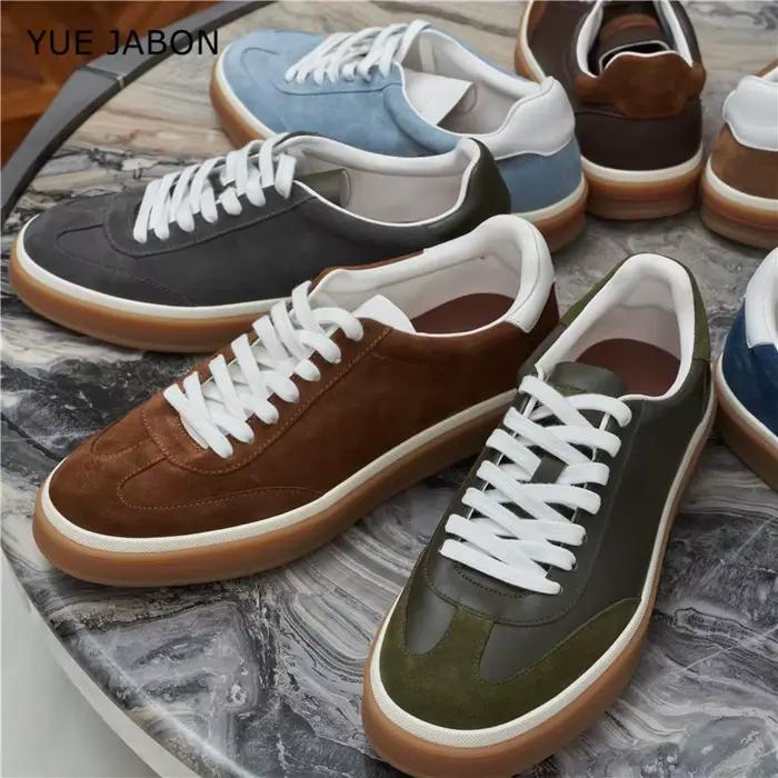 Chaussures Tenis Masculino pour hommes chaussures de Skate en cuir véritable pour hommes chaussures 