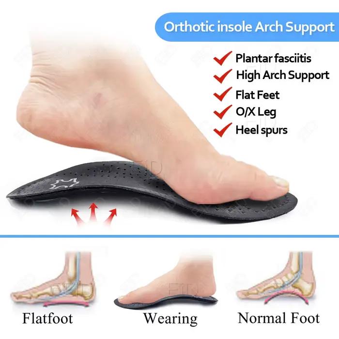 EiD nouveau soutien de la voûte plantaire 25mm semelle orthopédique semelles orthopédiques en cuir n