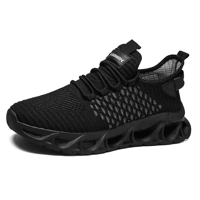 MAEDEF-Chaussures de course décontractées en maille pour hommes, baskets de sport à plateforme légèr