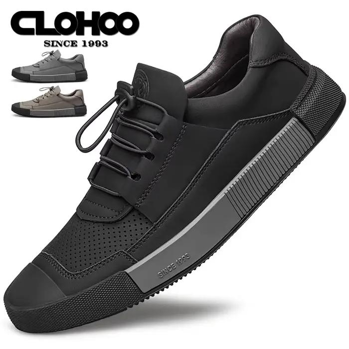 CLOHOO chaussures de sport confortables pour hommes chaussures décontractées respirantes durables en