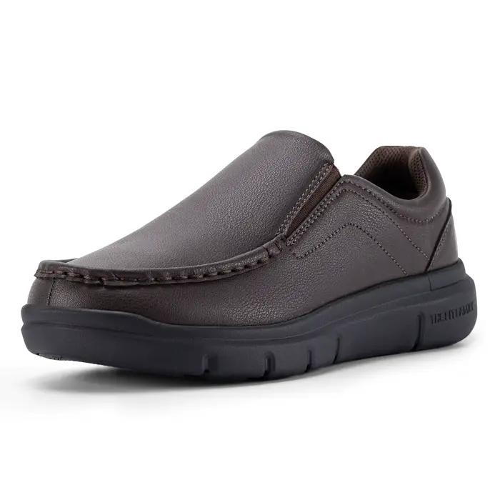 Fitville chaussures décontractées à enfiler pour hommes chaussure en cuir large largeur 2E léger pou