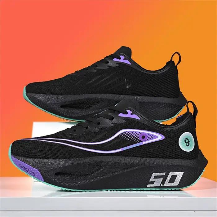 Chaussures de course pour hommes, avec plaque en carbone, spécialité marathon, respirantes, légères,