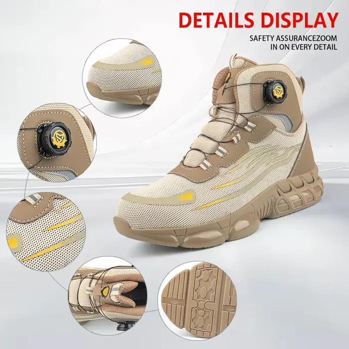 Chaussures de sport décontractées basses, anti-écrasement, anti-perforation, chaussures de travail p