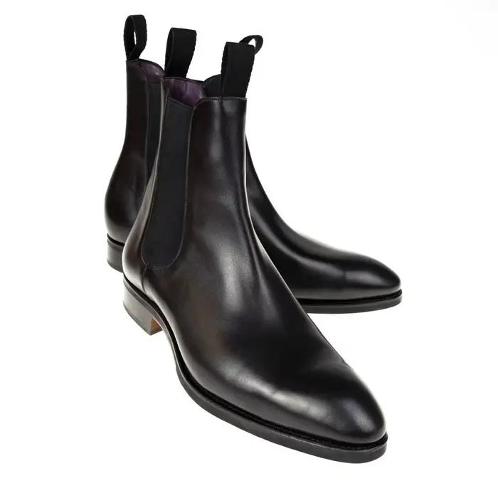 Nouvelles Bottines Chelsea pour Hommes en PU Marron – Style Britannique Polyvalent, Tendance, Décont