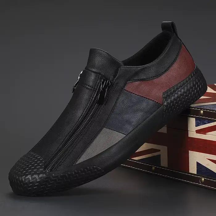 2025 chaussures décontractées en cuir pour hommes chaussures Design baskets homme chaussures en cuir