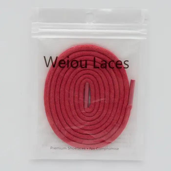 Weiou – chaussures de sport, 100% coton ciré, 5MM, forme ronde, étanche, jaune/rouge, pour fille