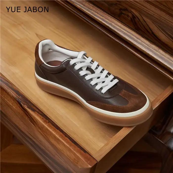 Chaussures Tenis Masculino pour hommes chaussures de Skate en cuir véritable pour hommes chaussures 