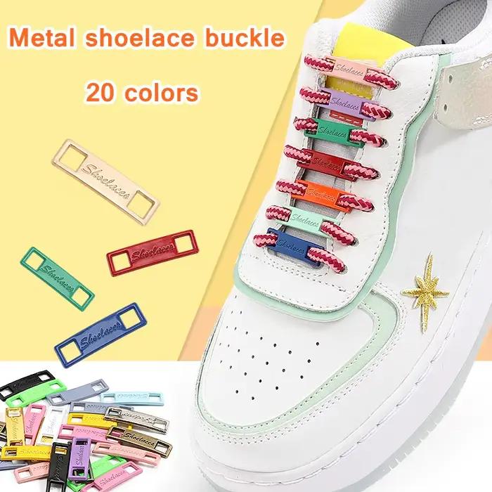 Sneaker lacets boucle AF1 breloque chaussures décorations métal Kits boucle lacet breloques personna