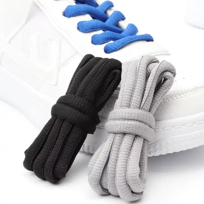 Lacets ronds classiques demi-cercle épaissir AF1 lacets chaussures de basket-ball antidérapant Sport
