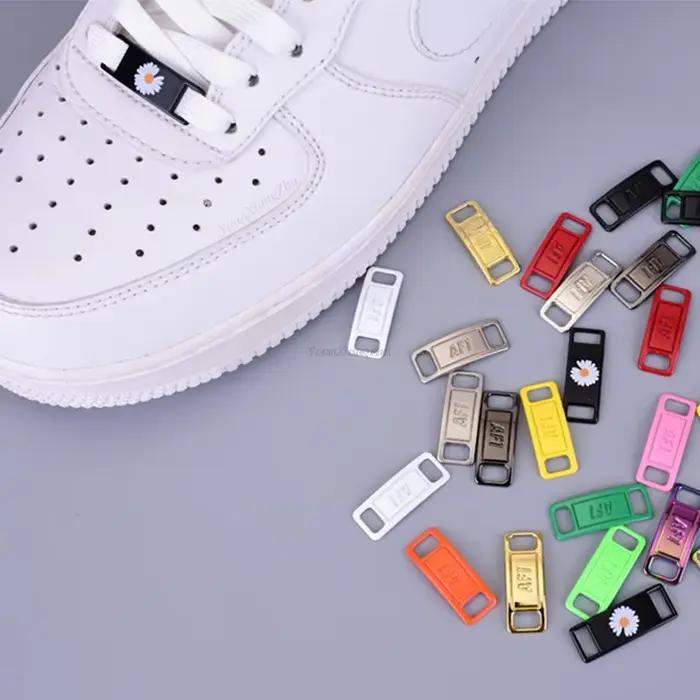 1 ensemble AF1 boucle + lacets Sneaker chaussures lacets chaussures accessoires Original AF1 blanc n