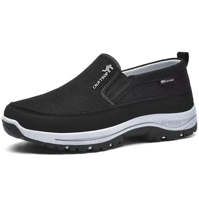 Mocassins pour hommes, baskets en maille respirante, antidérapantes, vulcanisées, semelle souple, co