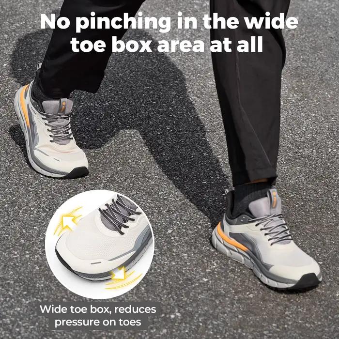 Fittington chaussures de marche larges pour hommes chaussures de course légères chaussures à bout la