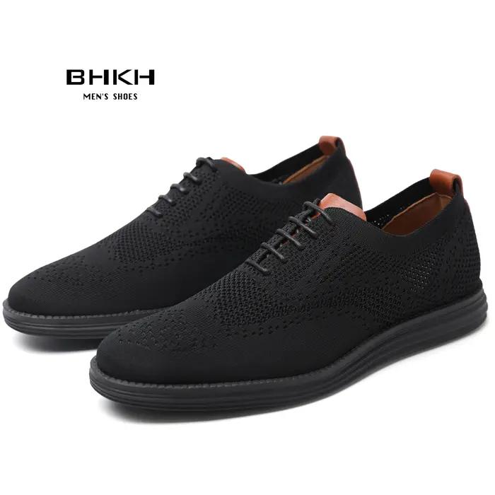 BHKH hommes baskets été tricoté maille chaussures décontractées chaussures légères décontractées res