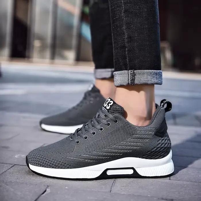 Nouvelles baskets pour homme, chaussures rehaussantes, semelles intérieures 8 cm, respirantes en mai