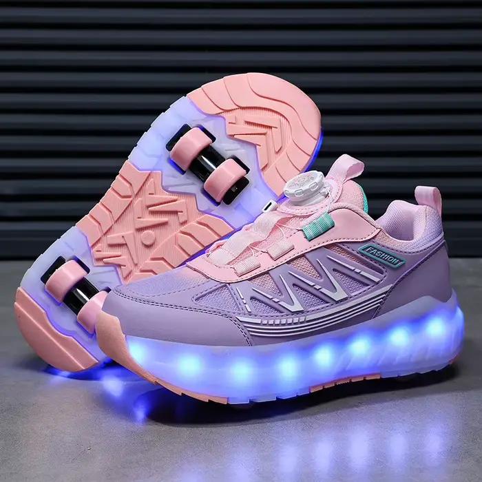 Chaussures de sport de plein air à la mode 2026, chaussures de patins à roulettes, baskets pour enfa