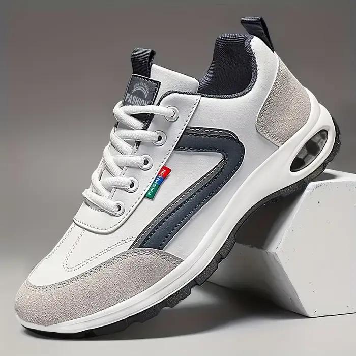 Chaussures de sport tendance pour hommes, légères, respirantes, modernes, antidérapantes, détails en