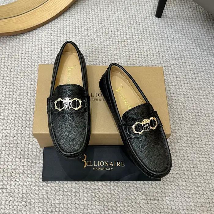 BILLIONAIRE BLLIYOSS hommes chaussures litchi à motifs cuir de veau confort haute qualité en plein a