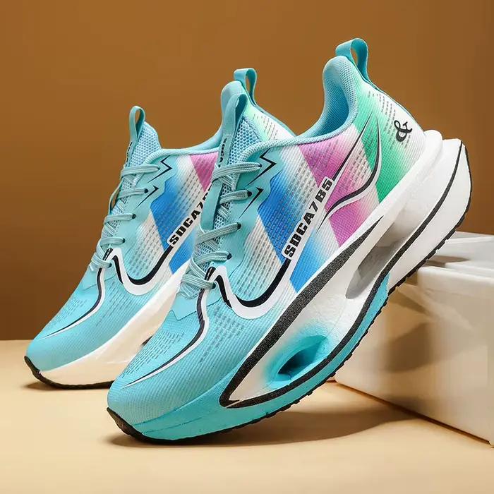 Chaussures de course unisexes légères et respirantes - Technologie d'absorption des chocs et résista