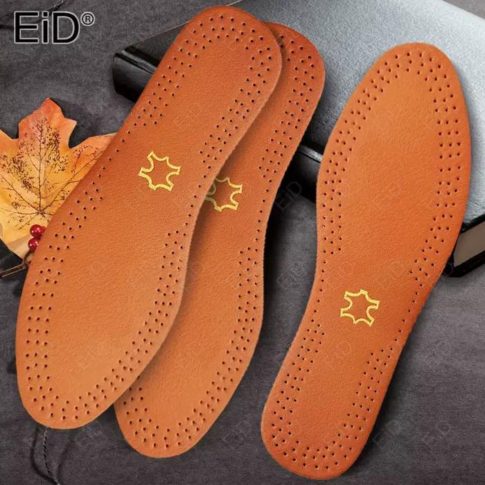 EiD – semelles intérieures en cuir de qualité respirantes pour hommes, chaussures d'affaires, Ultra 