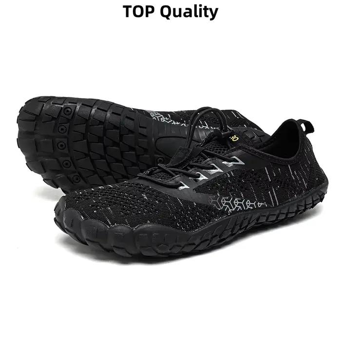 Chaussures à bout large zéro pieds nus pour hommes, chaussures d'eau minimalistes, respirantes pour 