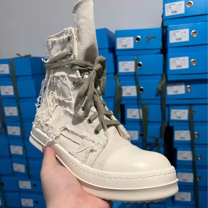 Nouvelles chaussures décontractées d'été pour hommes à semelle épaisse avec lacets à pompons, basket