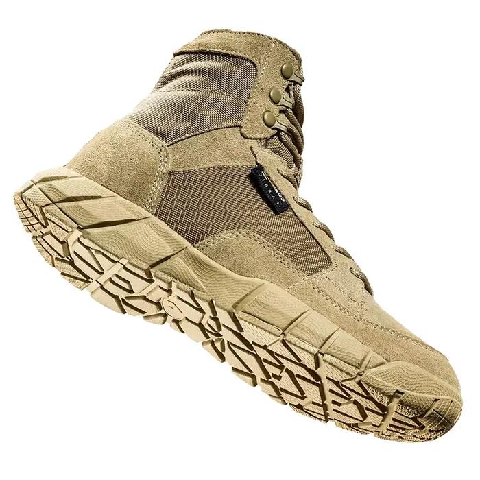 KIICEILING 208D, cuir de vache, bottes pour hommes, bottes tactiques de combat dans le désert, chaus