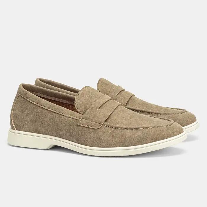 Mocassins pour hommes, confortables, respirants, chaussures en cuir pour hommes, mode été