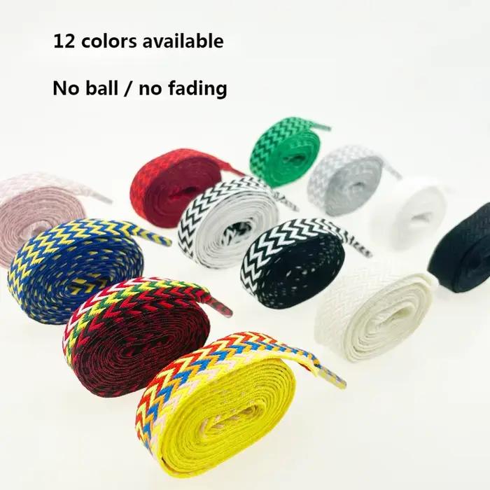 Nouveaux lacets plats pour baskets AF1 lacets de chaussures largeur 1.5 cm/2 cm/3 cm lacet marque de