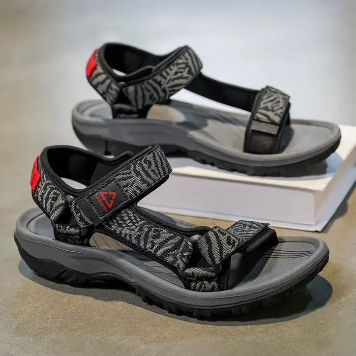 Sandales de sport pour hommes, sandales aquatiques à bout ouvert, imperméables, légères, décontracté