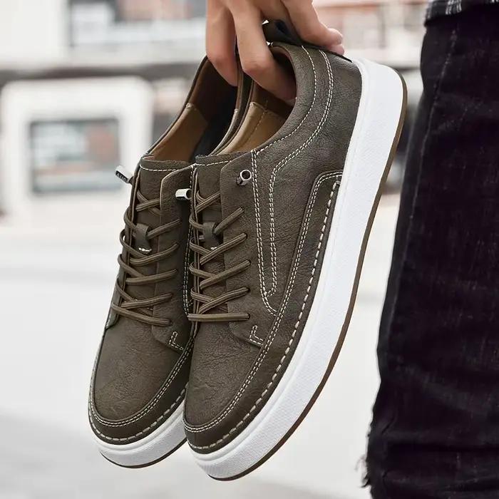 Chaussures en cuir véritable pour hommes de marque italienne semelle intérieure confortable à semell