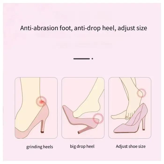 Protecteurs de talons autocollants baskets talons pieds coussinets confortables peau de vache coussi