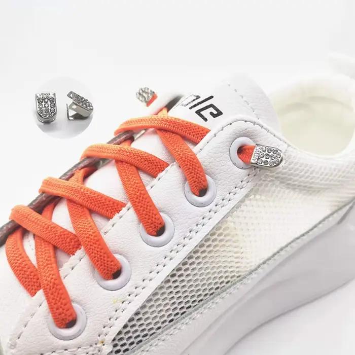 Marguerite bouton poussoir lacet boucle diamant métal bouton poussoir chaussures boucle de verrouill