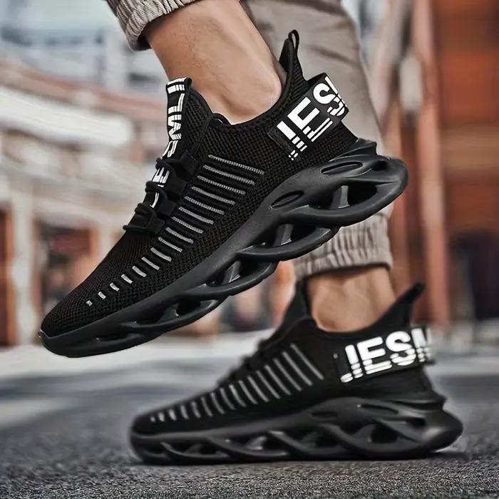 Chaussures de course pour hommes, baskets décontractées, légères, respirantes, en tricot, confortabl
