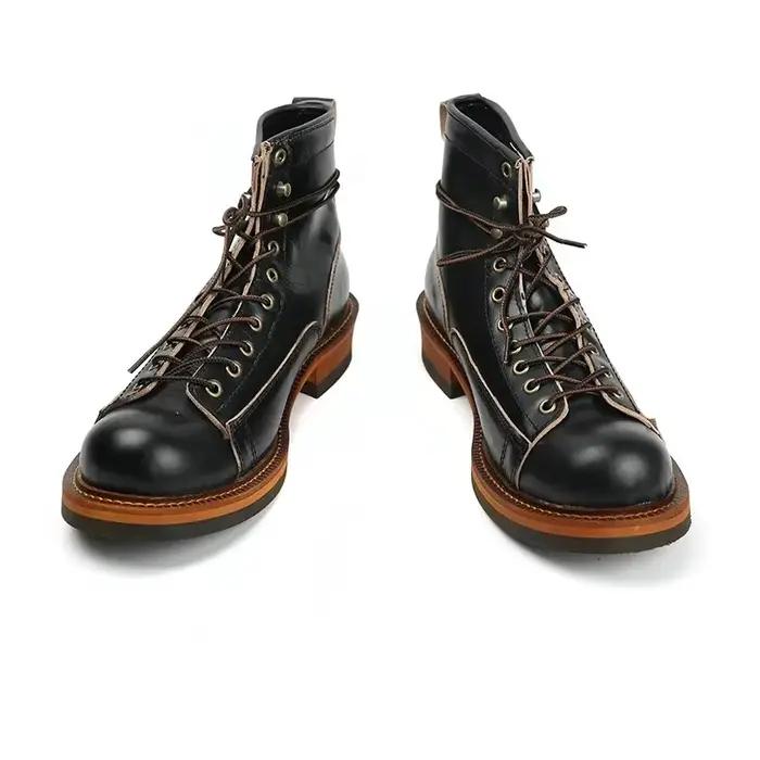 Yomior fait à la main 2025 nouvelles chaussures pour hommes de haute qualité Vintage décontracté en 