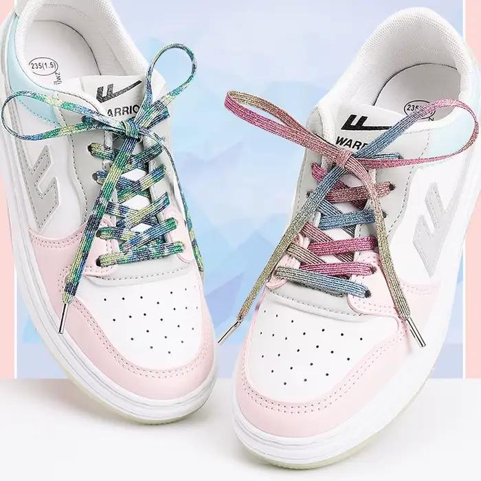 Lacets élastiques pour baskets lacets de chaussures plates loisirs de plein air lacet sécurité rapid