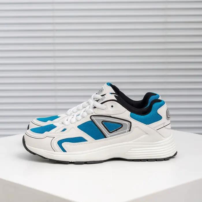 Chaussures de course basses confortables pour hommes, nouvelle collection été, style fin en maille r